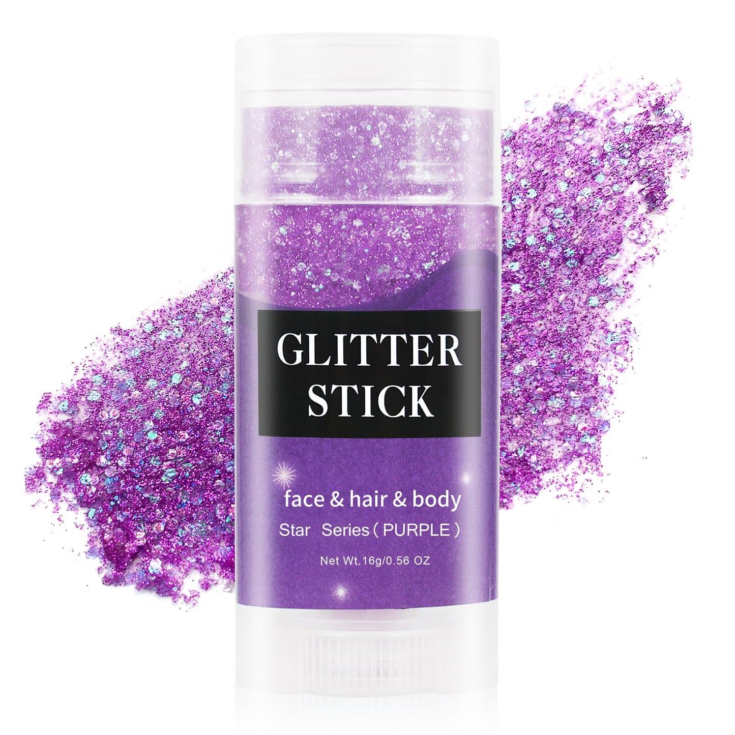 MEICOLY Gold Face Body Glitter Stick,Music Festival Accessories Outfits for Women,Hair Glitter Makeup,Mermaid Chunky Glitter Face Paint,Waterproof Sparkle Face Glitter for Country Concert